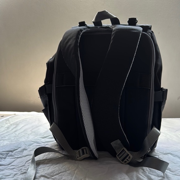 Black Backpack style Diaper Bag - Picture 3 of 6